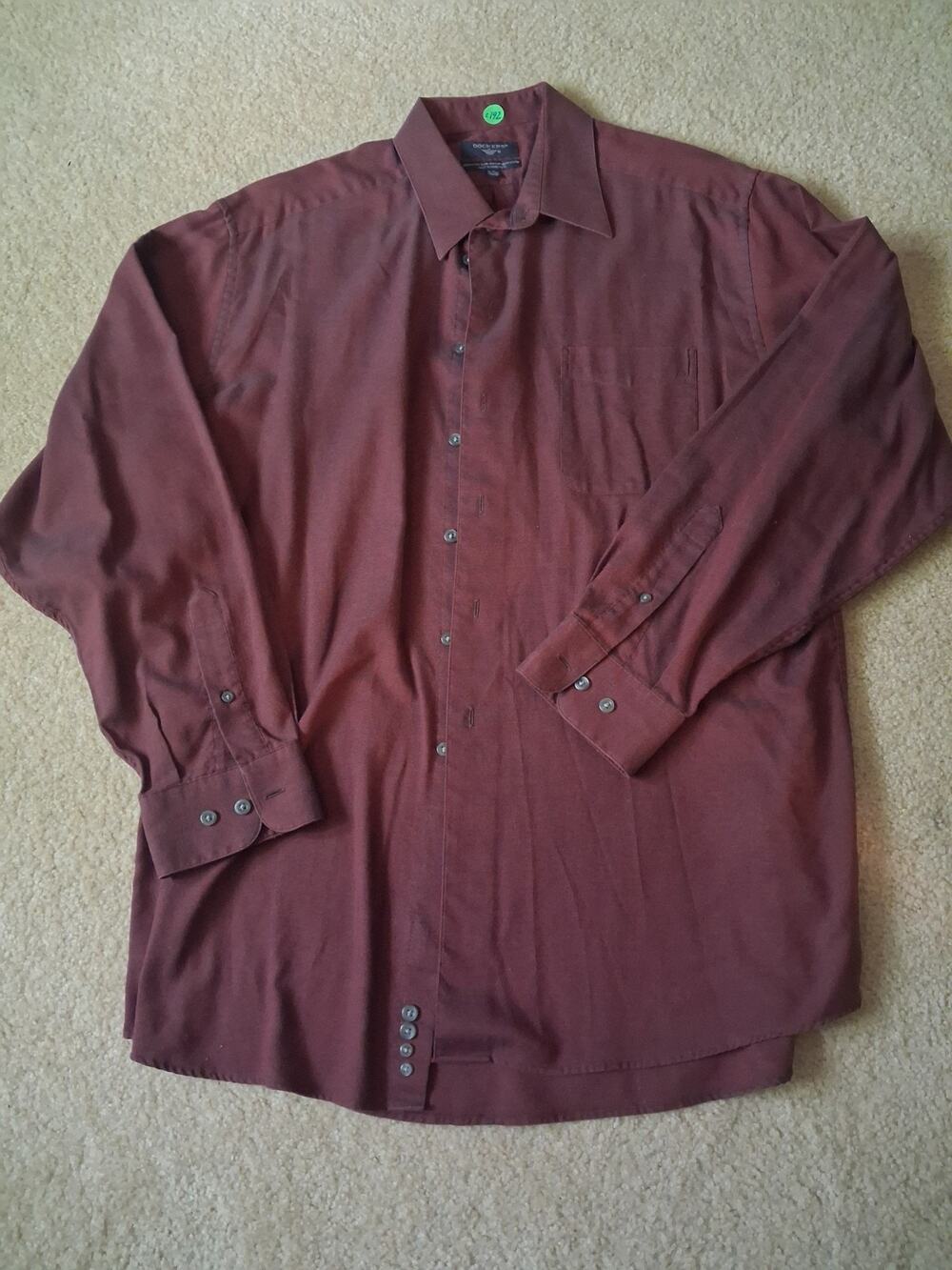 Dockers Men’s Long Sleeve Button Down Dress Shirt Size Large 16/16.5